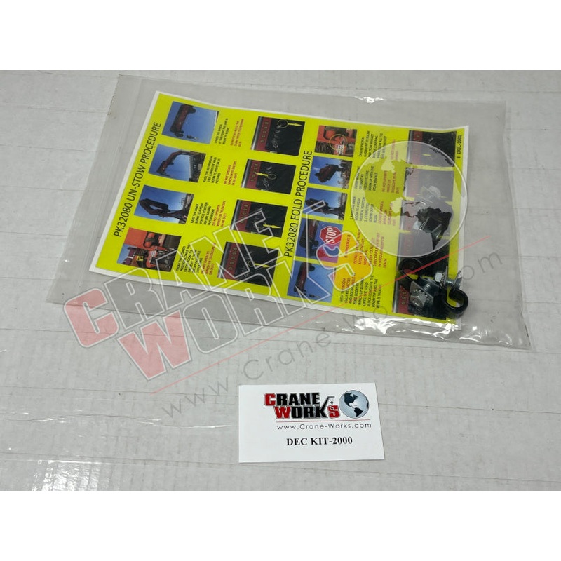 KIT-2000 | NEW CUDD STOW/UN-STOW DECAL