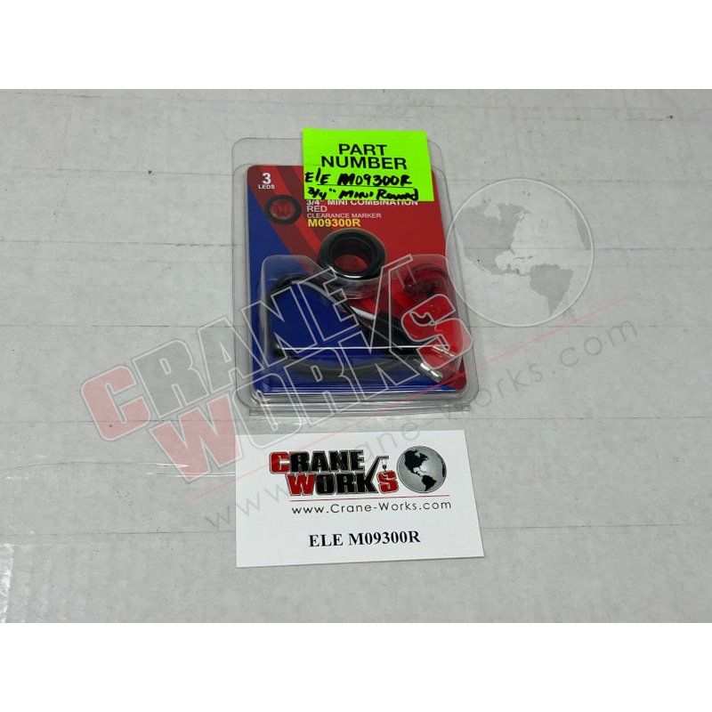 M09300R | NEW 3/4ROUND P2PC CM RED