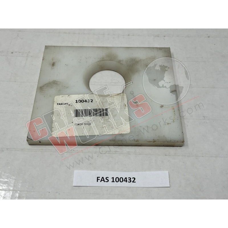 100432 | NEW GUIDE SHOE|6″ x 5″ x 0.4″