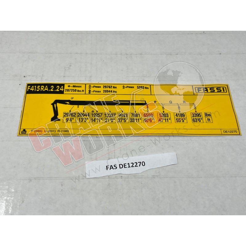 DE12270 | NEW LABEL|9.5″ x 3″ x 0.1″