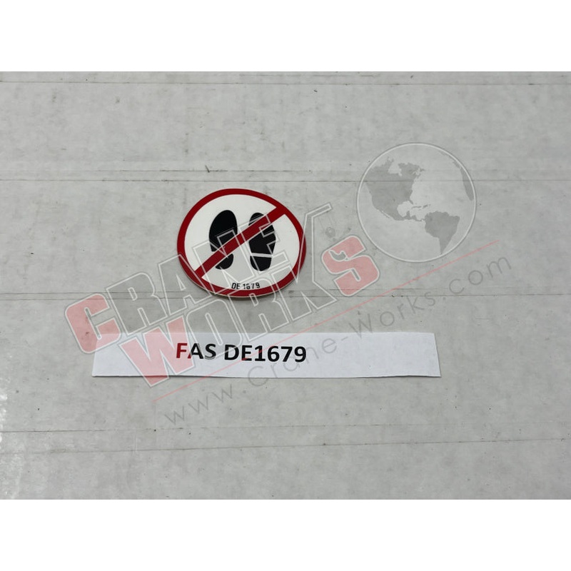 DE1679 | NEW DECAL|1.5″ x 1.5″ x 0.1″