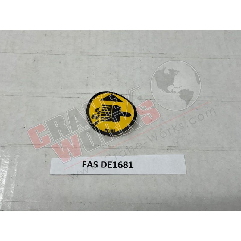 DE1681 | NEW DECAL|1.5″ x 1.5″ x 0.1″