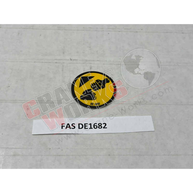DE1682 | NEW DECAL|1.5″ x 1.5″ x 0.1″