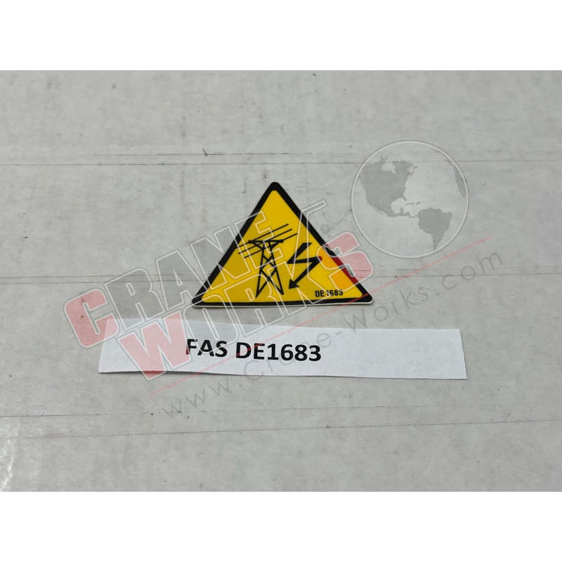 DE1683 | NEW DECAL|2″ x 1.75″ x 0.1″