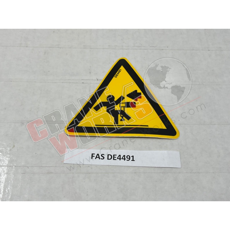DE4491 | NEW DECAL|4″ x 3.5″ x 0.1″