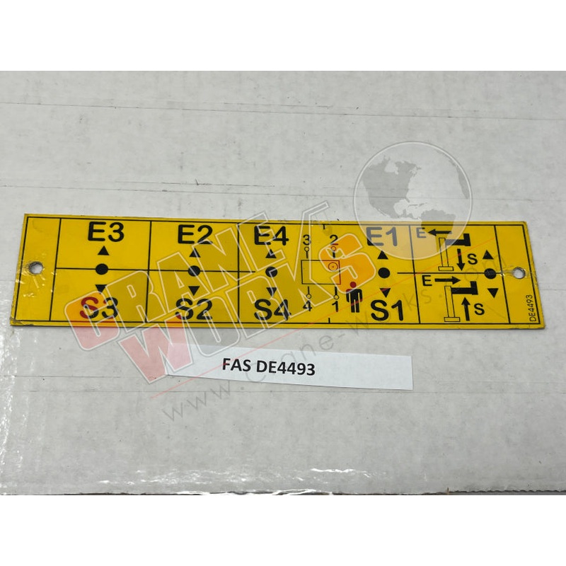 DE4493 | NEW DECAL|8.5″ x 2″ x 0.1″