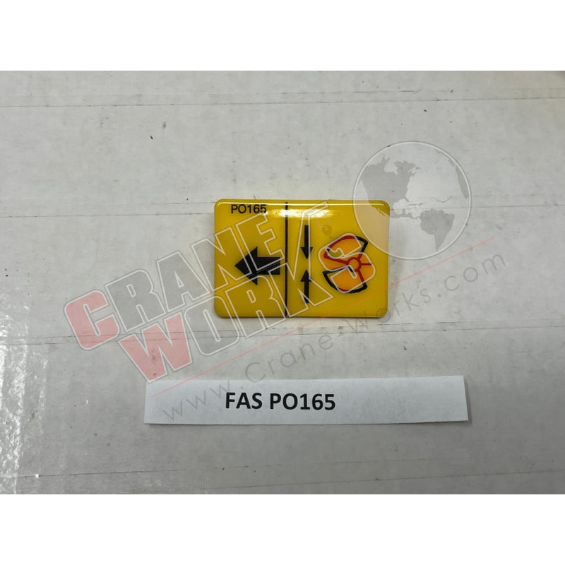 PO165 | NEW KNOB/DECAL|2.2″ x 1.5″ x 0.5″