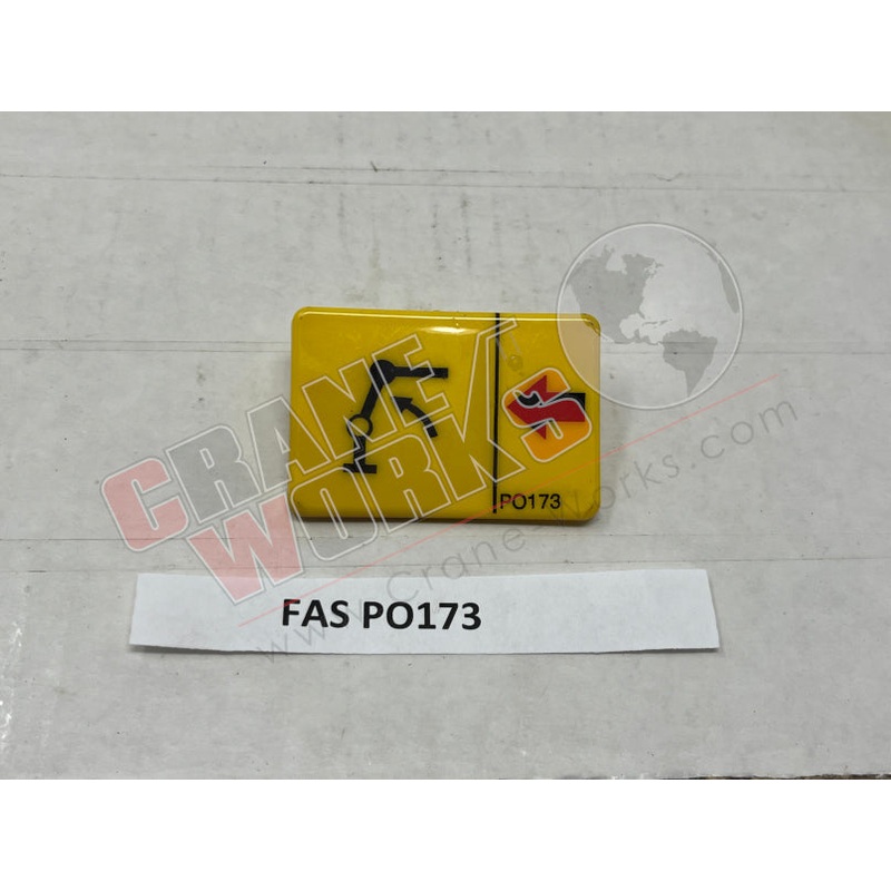 PO173 | NEW KNOB/DECAL|2.2″ x 1.5″ x 0.5″