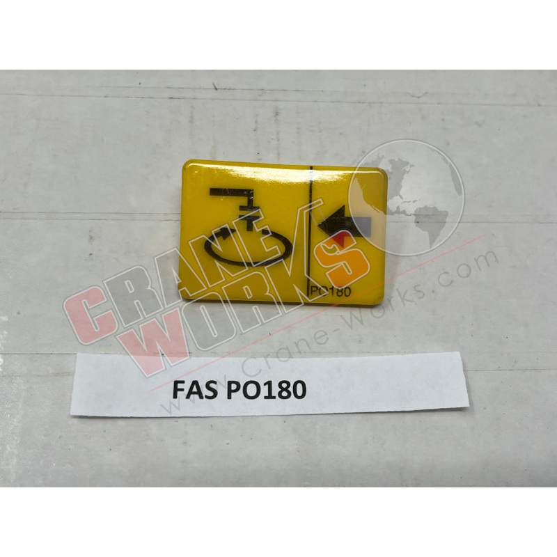 PO180 | NEW KNOB/DECAL|2.2″ x 1.5″ x 0.5″