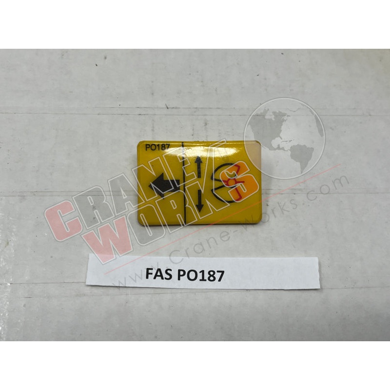 PO187 | NEW KNOB/DECAL|2.2″ x 1.5″ x 0.5″