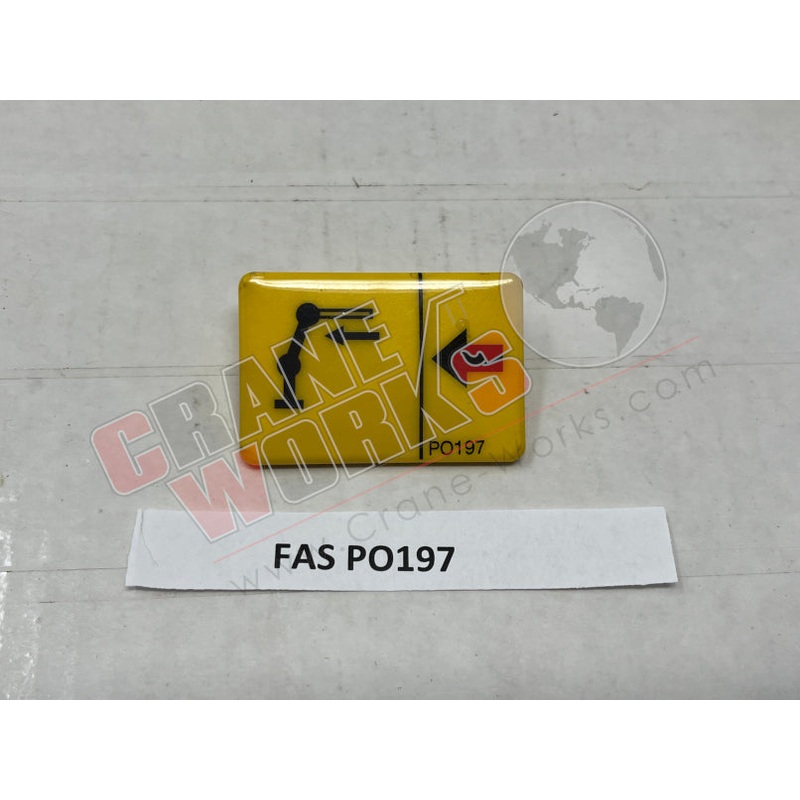 PO197 | NEW KNOB/DECAL|2.2″ x 1.5″ x 0.5″