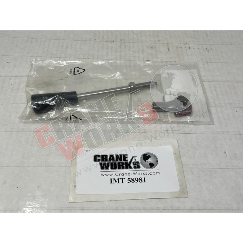 58981 | NEW LEVER W/ FOOT|6.25″ x 1″ x 1″