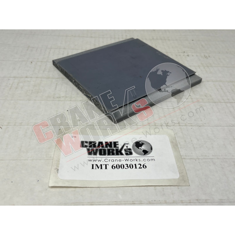 60030126 | NEW WEAR PAD|5.5″ x 5.5″ x 0.4″