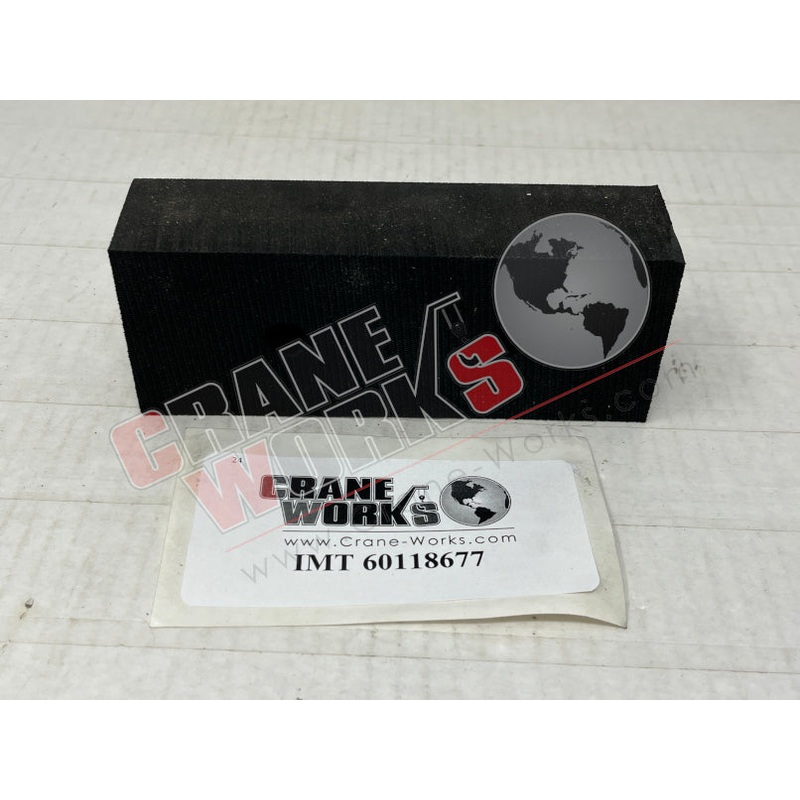 60118677 | NEW RUBBER PAD|5.8″ x 2.25″ x 1.5″