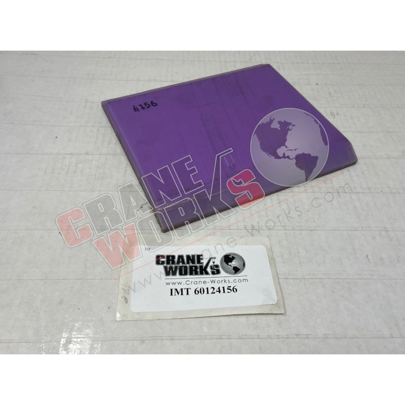 60124156 | NEW WEAR PAD, RC NYL