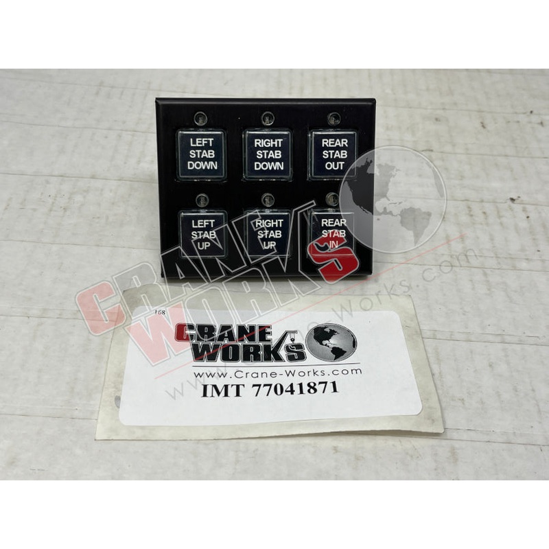 77041871 | NEW SWITCH PANEL|3.5″ x 2.75″ x 1.25″