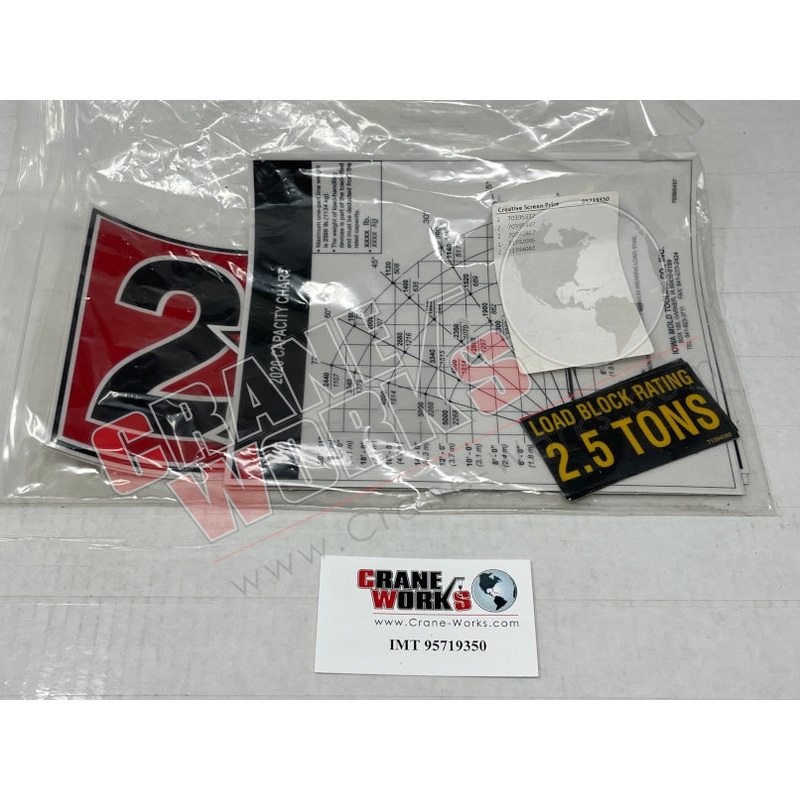 95719350 | NEW DECAL SHEET|12.5″ x 7.5″ x 0.2″