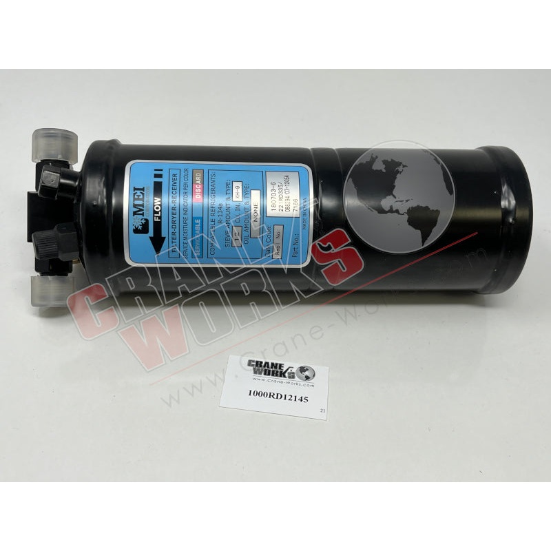 1000RD12145 | New A/C Drier|10.5″ x 3.25″ x 3.25″