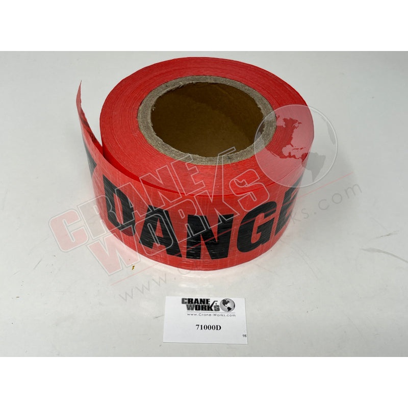 71000D | New Reinforced Danger Tape-Red