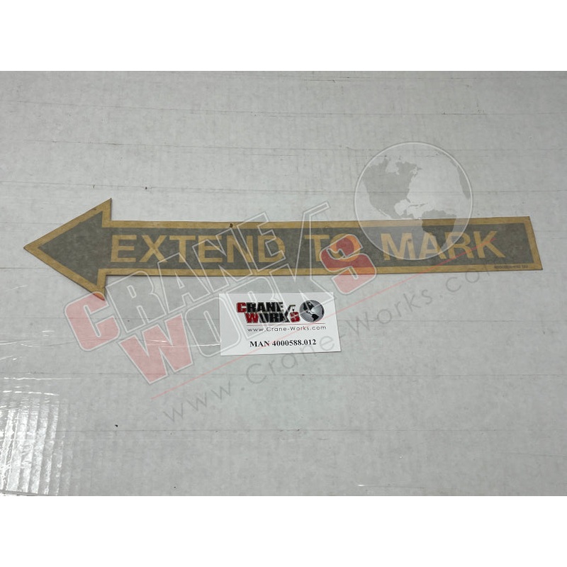 4000588.012 | NEW DECAL, O/R EXTEND TO MARK