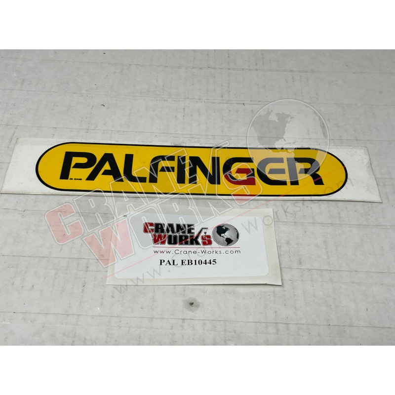 EB10445 | NEW DECAL, PALFINGER LOGO, 24MM