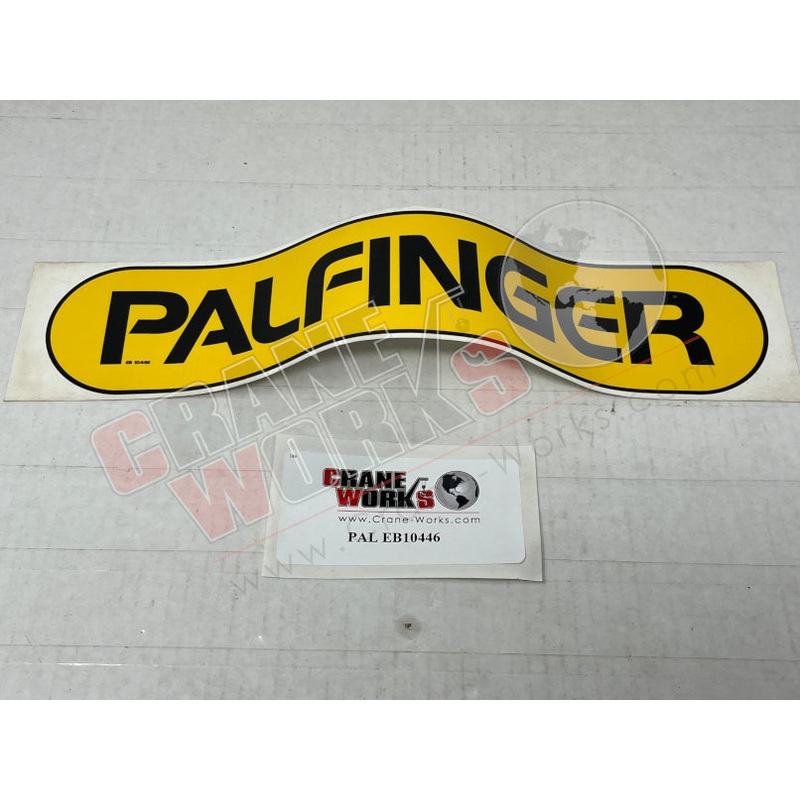 EB10446 | NEW DECAL, PALFINGER LOGO, 35.5MM