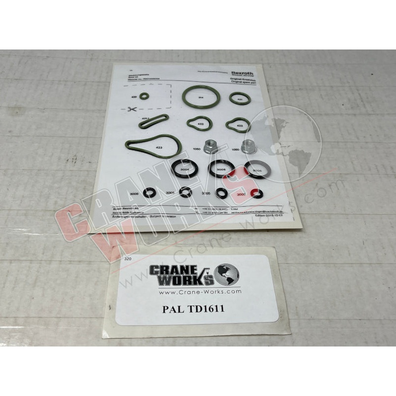 TD1611 | NEW SEAL KIT|9.25″ x 6.5″ x 1″