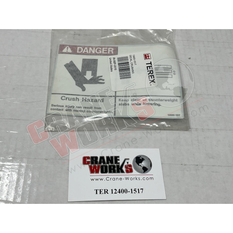 12400-1517 | NEW DECAL, CRUSHING
