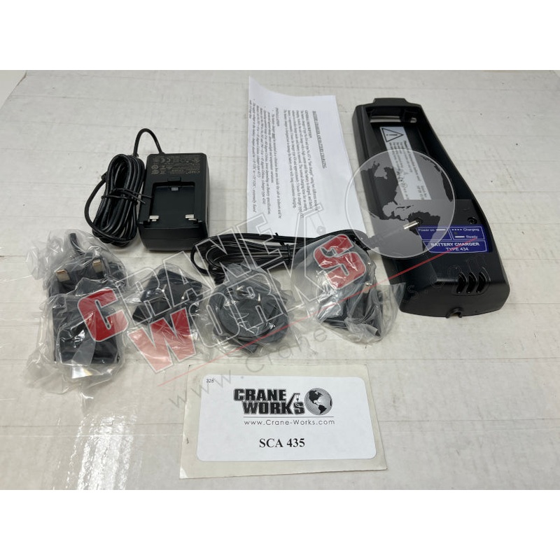 435 | NEW BATTERY CHARGER – 110-230 VAC