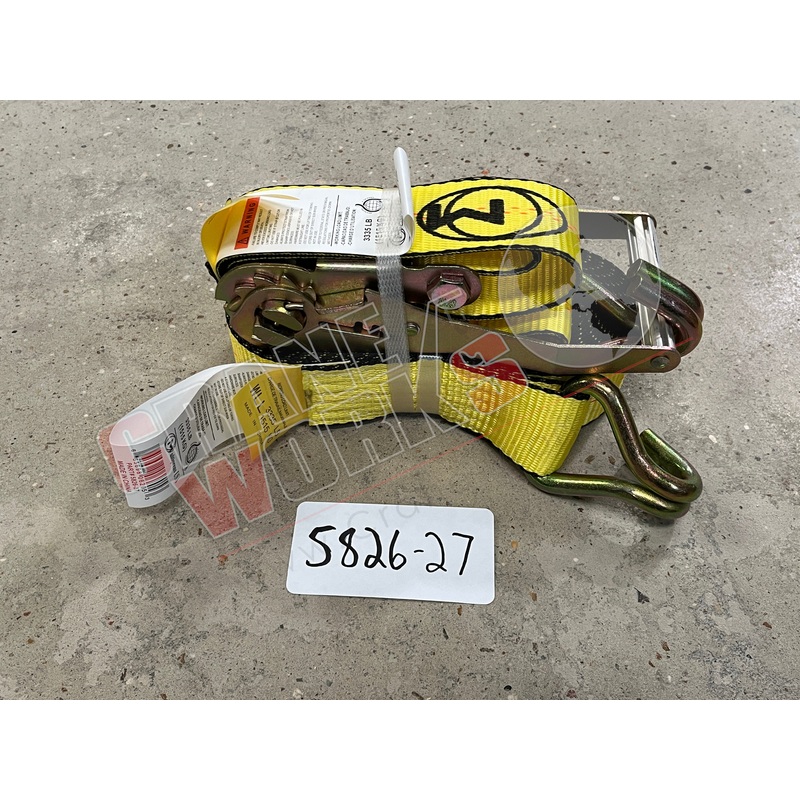 5826-27 | NEW 2 X 27′ STRAP ASSY -WIRE HOOK (OLD 557)