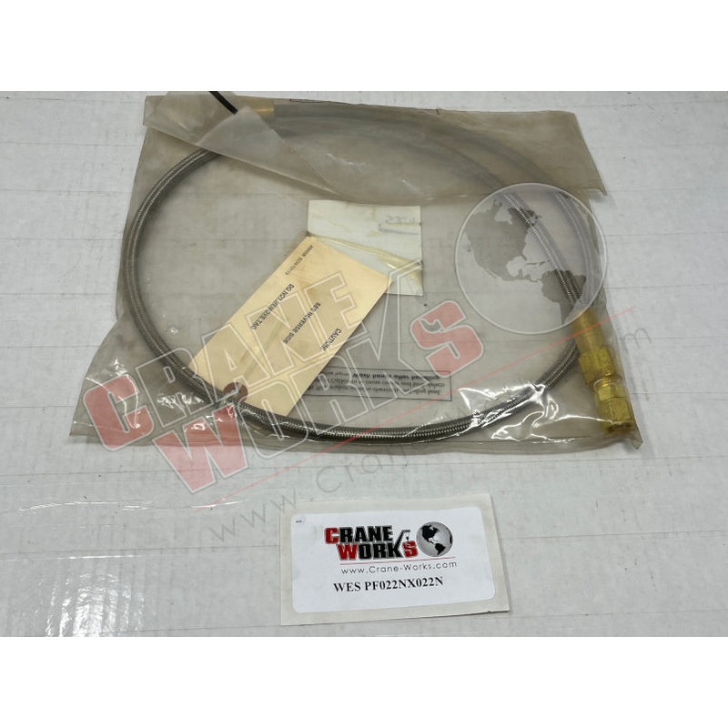 PF022NX022N | NEW 4′ SS OXYGEN HOSE