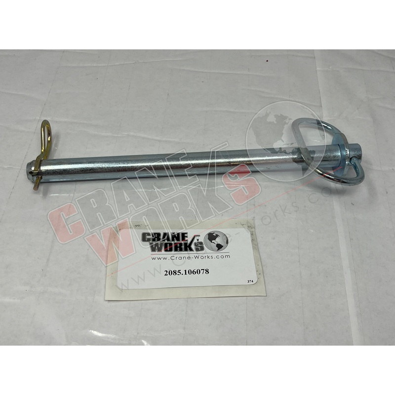 2085.106078 | NEW HITCH PIN BOOM TIP .75 X 9.75