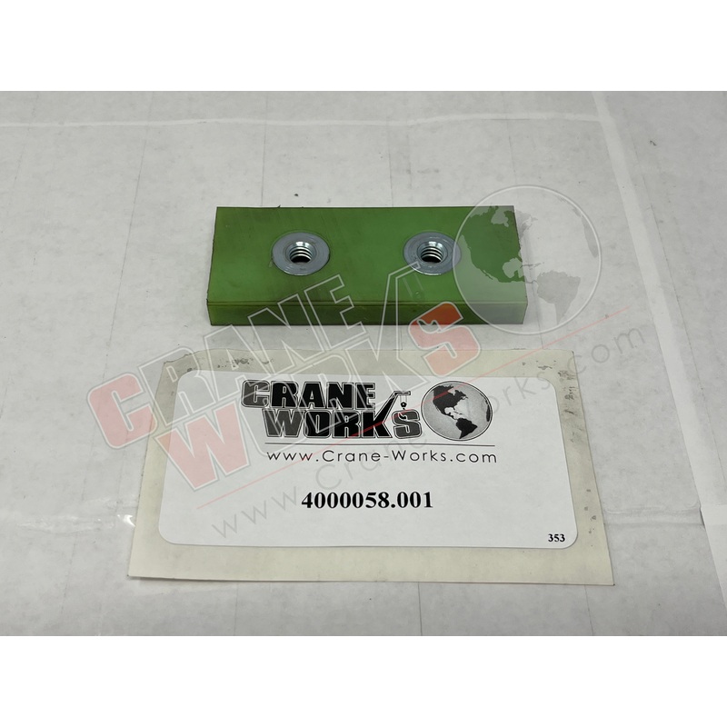 4000058.001 | NEW WEAR PAD 3.50in 2 Inserts