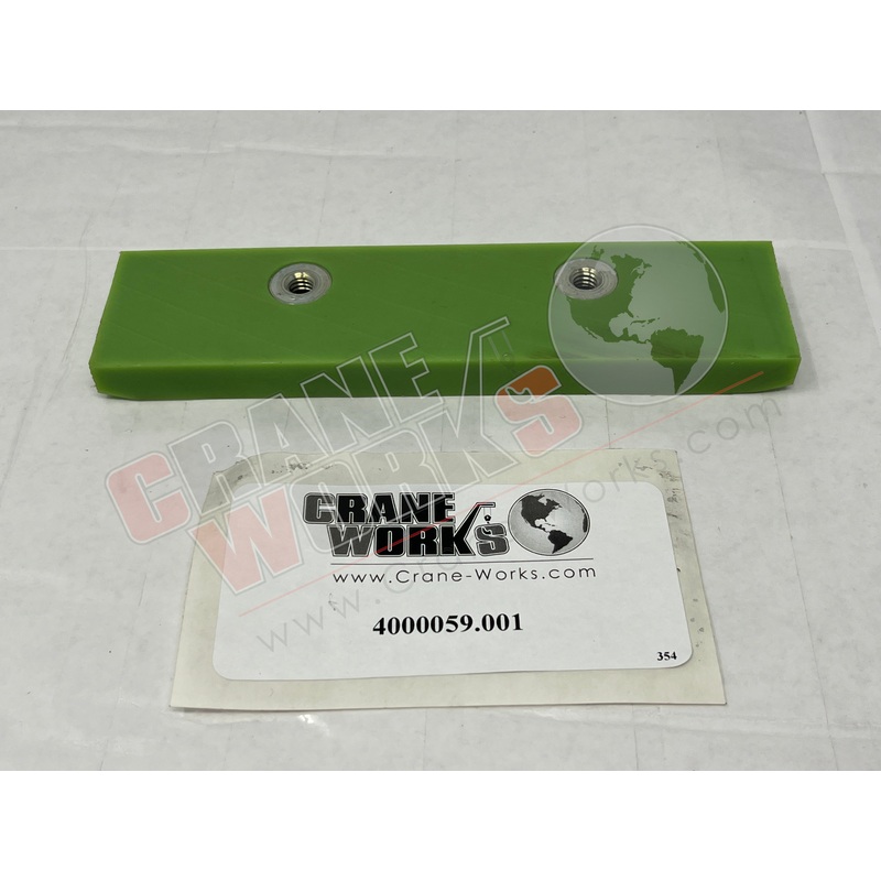 4000059.001 | NEW SLIDER PAD WITH INSERT ( 7 X 0.50 )