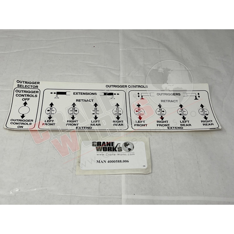 4000588.006 | NEW DECAL; OUTRIGGER CONTROL