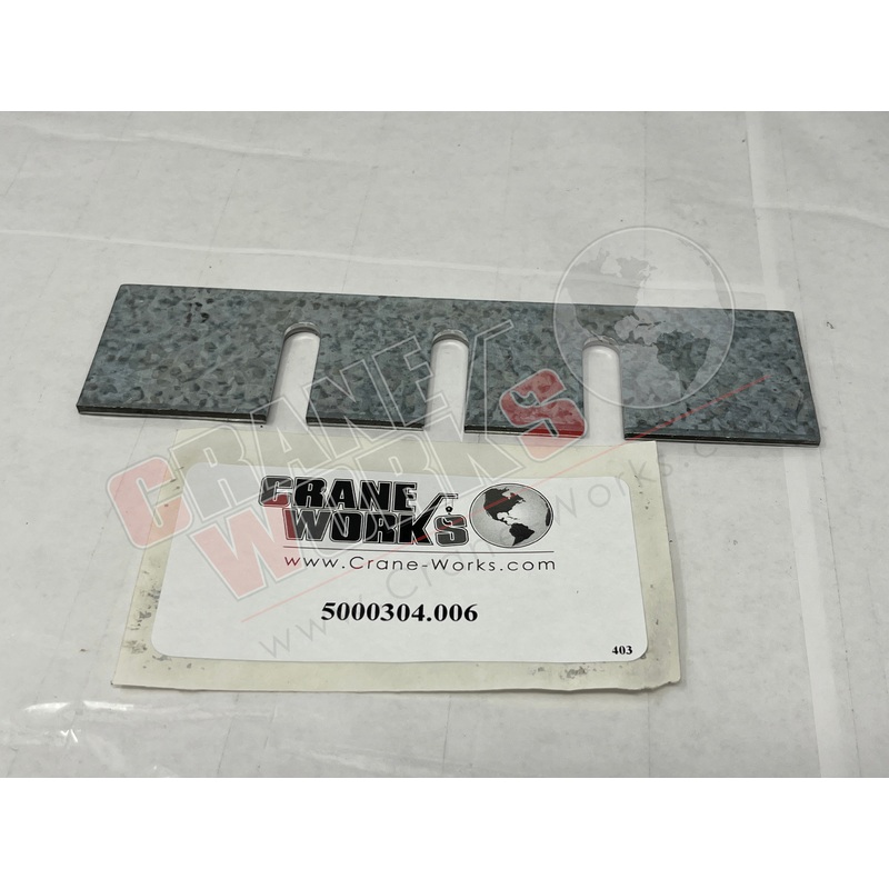 5000304.006 | NEW SHIM ( 10 GAUGE 3 – BOLT ) ( 0.1345 THICK )