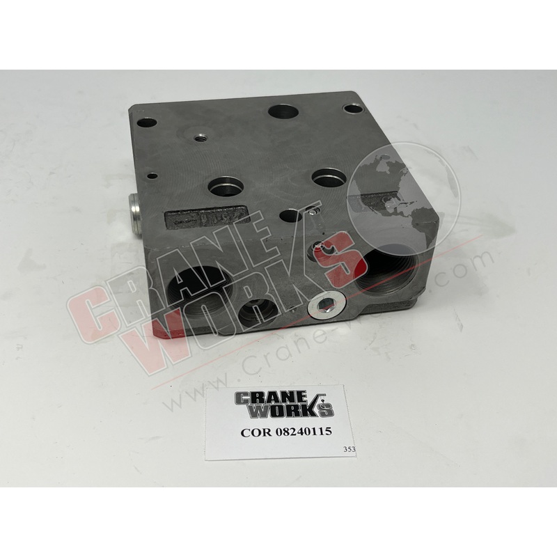 08240115 | NEW CONTROL BANK PART (INLET HEAD)