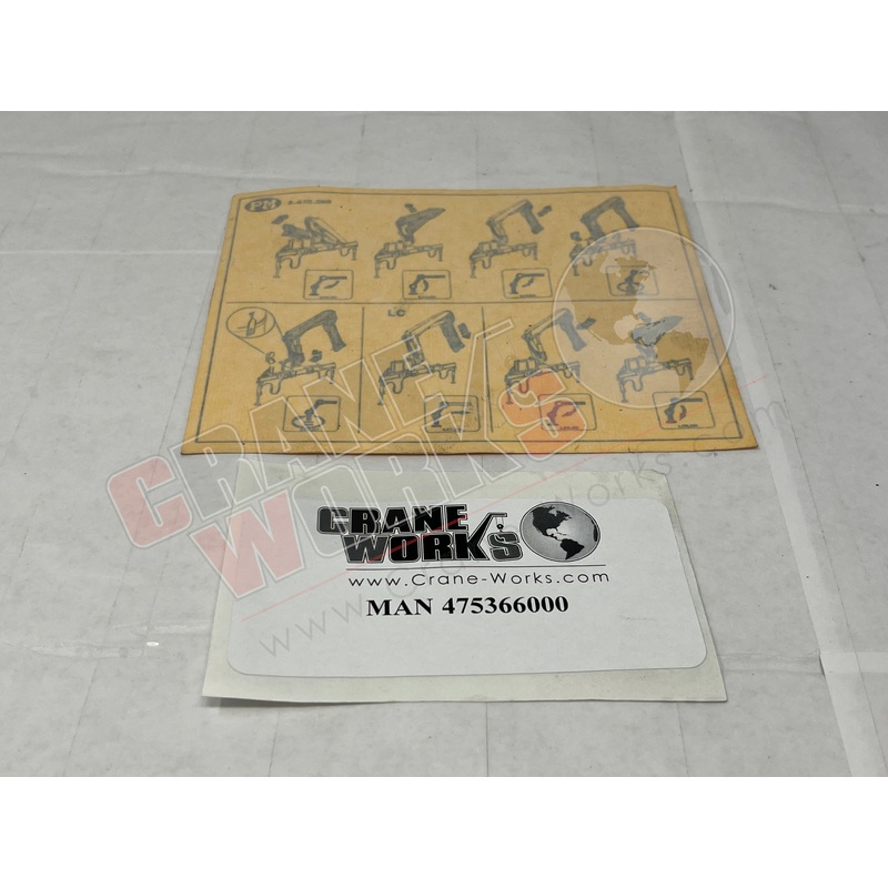 475366000 | NEW MANITEX DECAL|6″ x 5.75″ x 0.1″