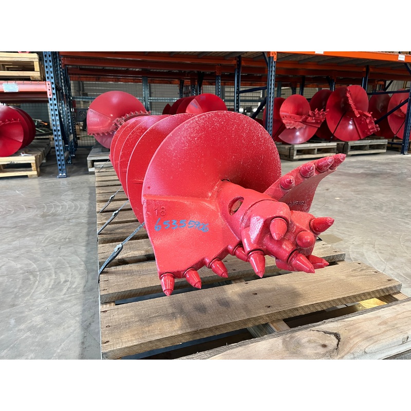 65355906TU | New 18in Cone-Tooth Digger Derrick Auger [BTA] (2.5in hex)