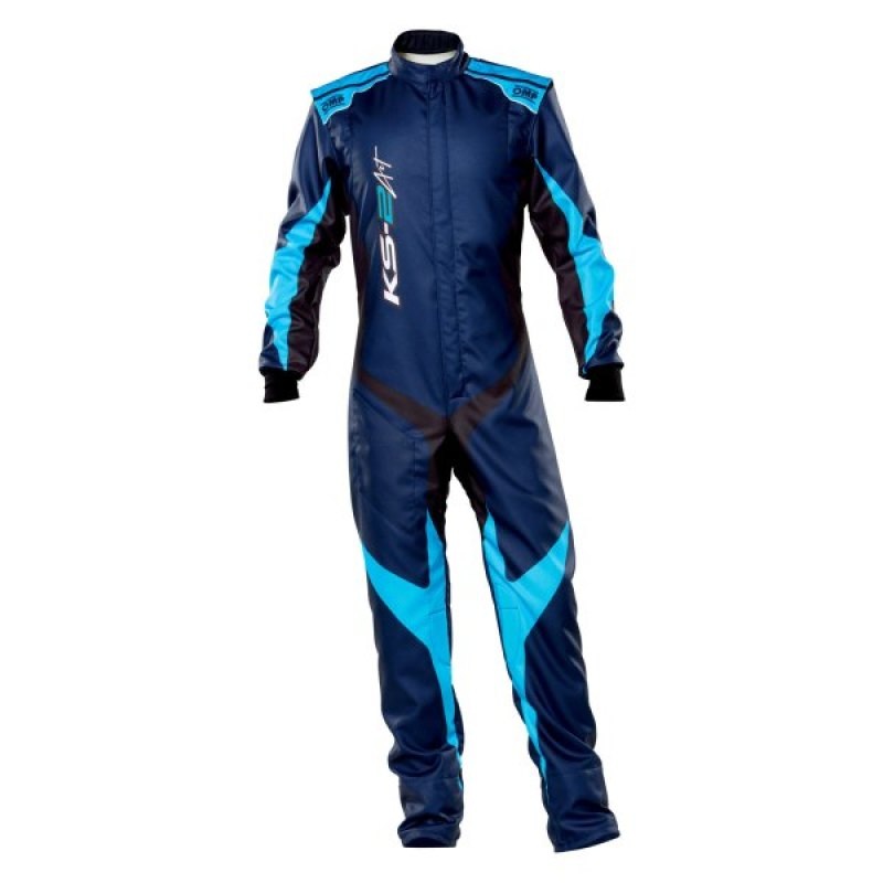 OMP KS-2 Art Suit Navy Blue/Cyan – Size 56