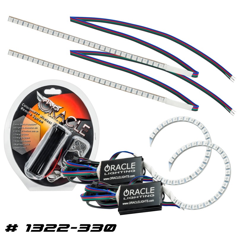 Oracle 15-17 Ford Focus RS/ST DRL Upgrade w/ Halo Kit – ColorSHIFT