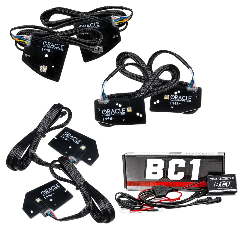 Oracle 19-21 RAM 1500 Projector LED Headlight DRL Kit – RGBW+A w/ BC1 Controller