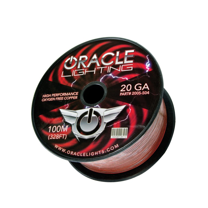 Oracle AWG 2 Conductor LED Installation Wire 100M (328ft) Spool – Single Color