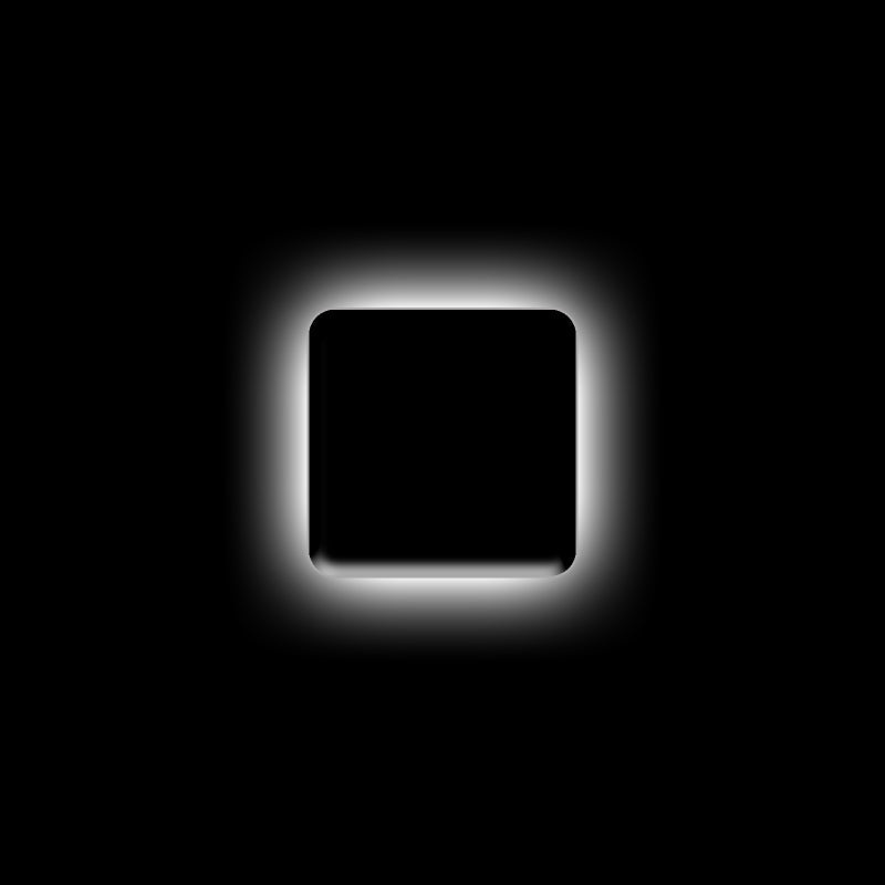 ORACLE Lighting Universal Illuminated LED Letter Badges – Matte Blk Surface Finish – I