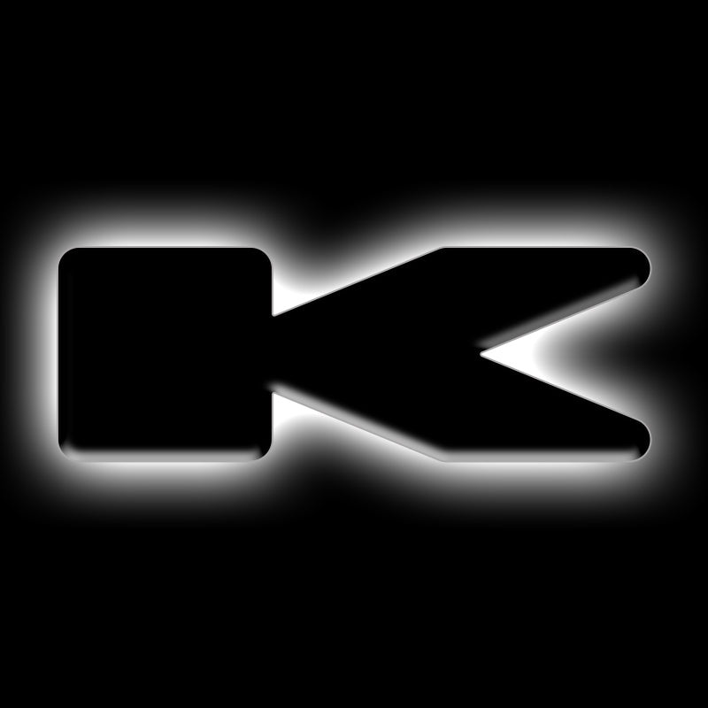 ORACLE Lighting Universal Illuminated LED Letter Badges – Matte Blk Surface Finish – K