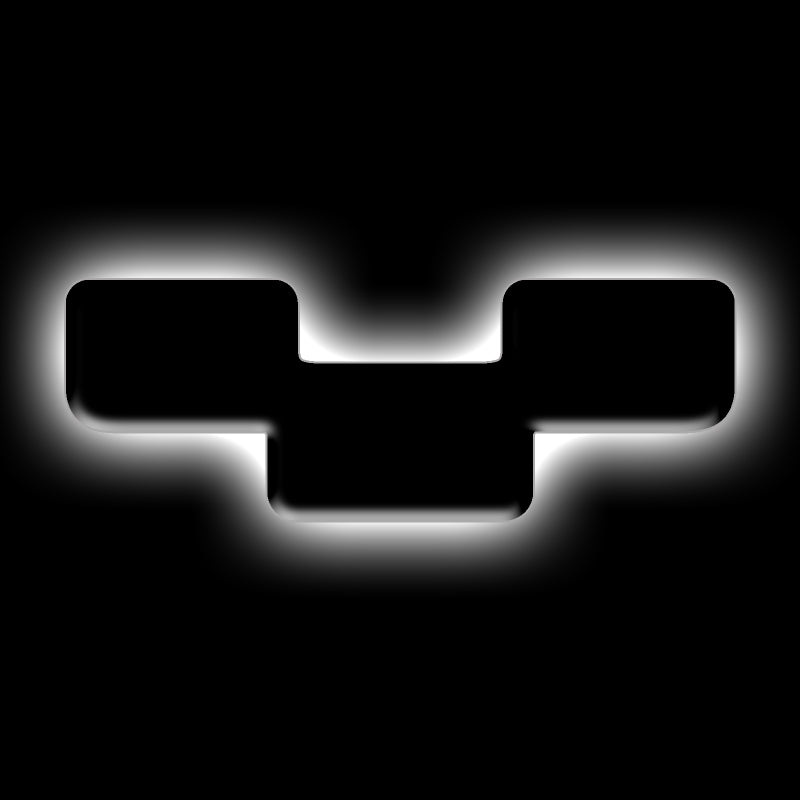 ORACLE Lighting Universal Illuminated LED Letter Badges – Matte Blk Surface Finish – Y