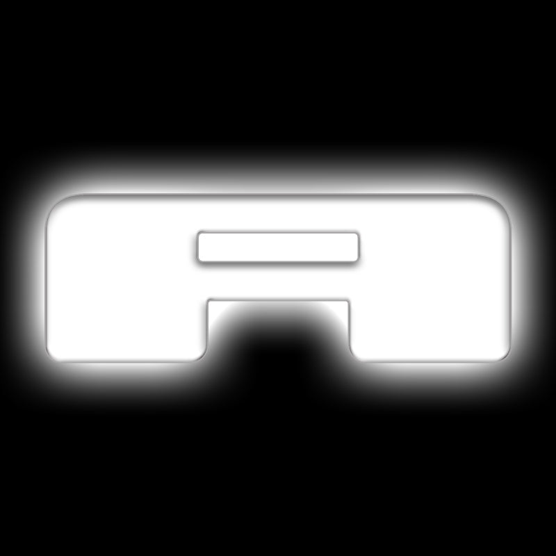 ORACLE Lighting Universal Illuminated LED Letter Badges – Matte Wht Surface Finish – A