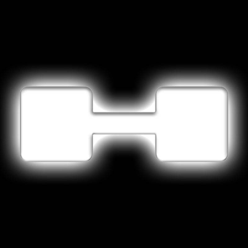 ORACLE Lighting Universal Illuminated LED Letter Badges – Matte Wht Surface Finish – H