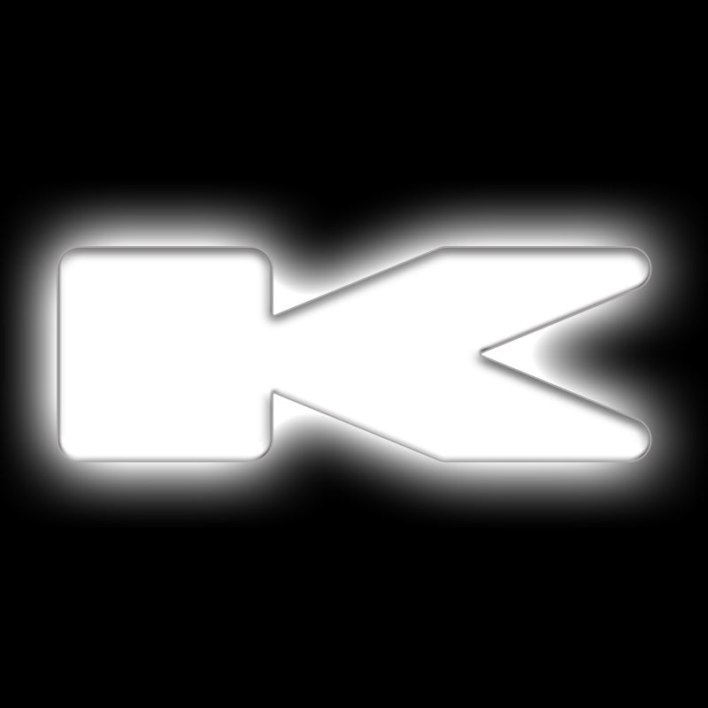 ORACLE Lighting Universal Illuminated LED Letter Badges – Matte Wht Surface Finish – K