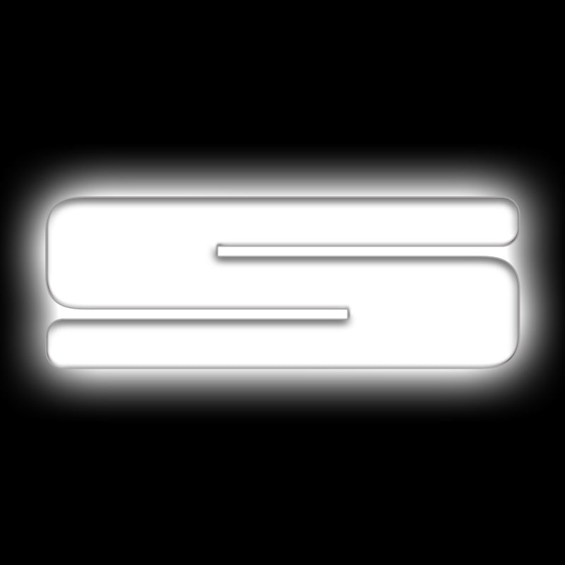 ORACLE Lighting Universal Illuminated LED Letter Badges – Matte Wht Surface Finish – S